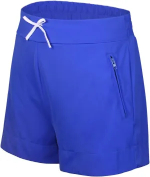 JINXUEER Plus Size Solid Board Shorts Tankini Bikini Swimwear Bottom Mid Waisted Swimsuit with Briefs and Pocket for Women