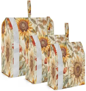 Kigai Sunflowers Travel Cubes for Packing 3 PCS Travel Luggage Packing Organizer Foldable Suitcase Storage Bag, Travel Accessories