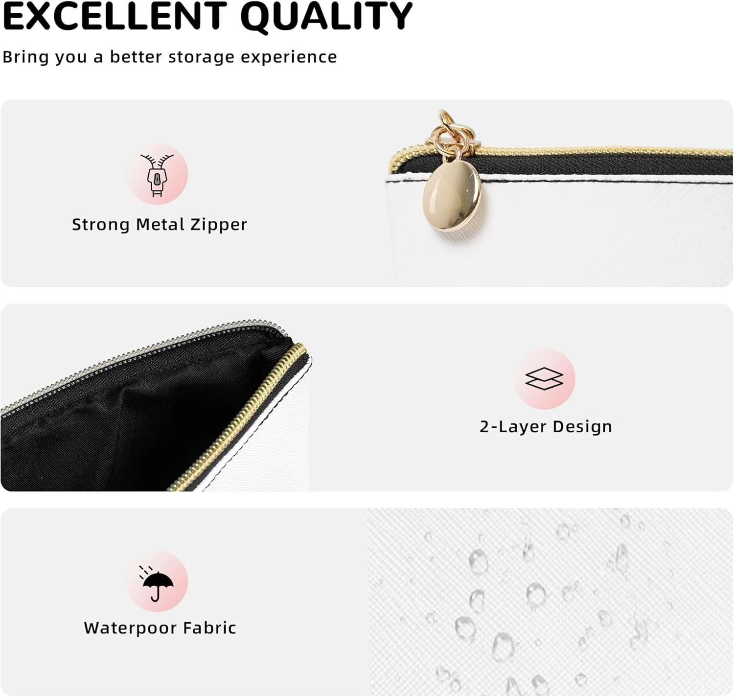 Leather Makeup Bag Travel Cosmetic Bag Small Makeup Bag for Women,Toiletry Bag Accessories Organizer-Camouflage Flower
