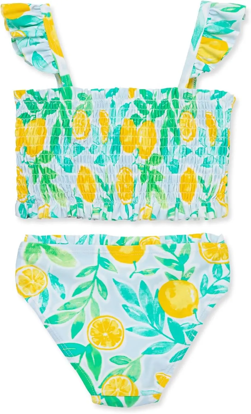 Little Me Baby Girl's UPF 50  Sun Protection One Piece Swimsuit