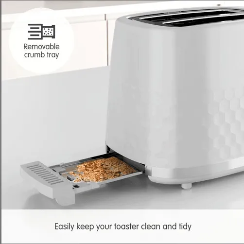 MORPHY HIVE 2 SLICE TOASTER - WHITE | 220034