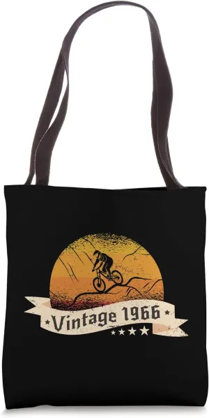 MTB-Bicycles Vintage 1966 Birthday cycling Mountain-Bike Tote Bag
