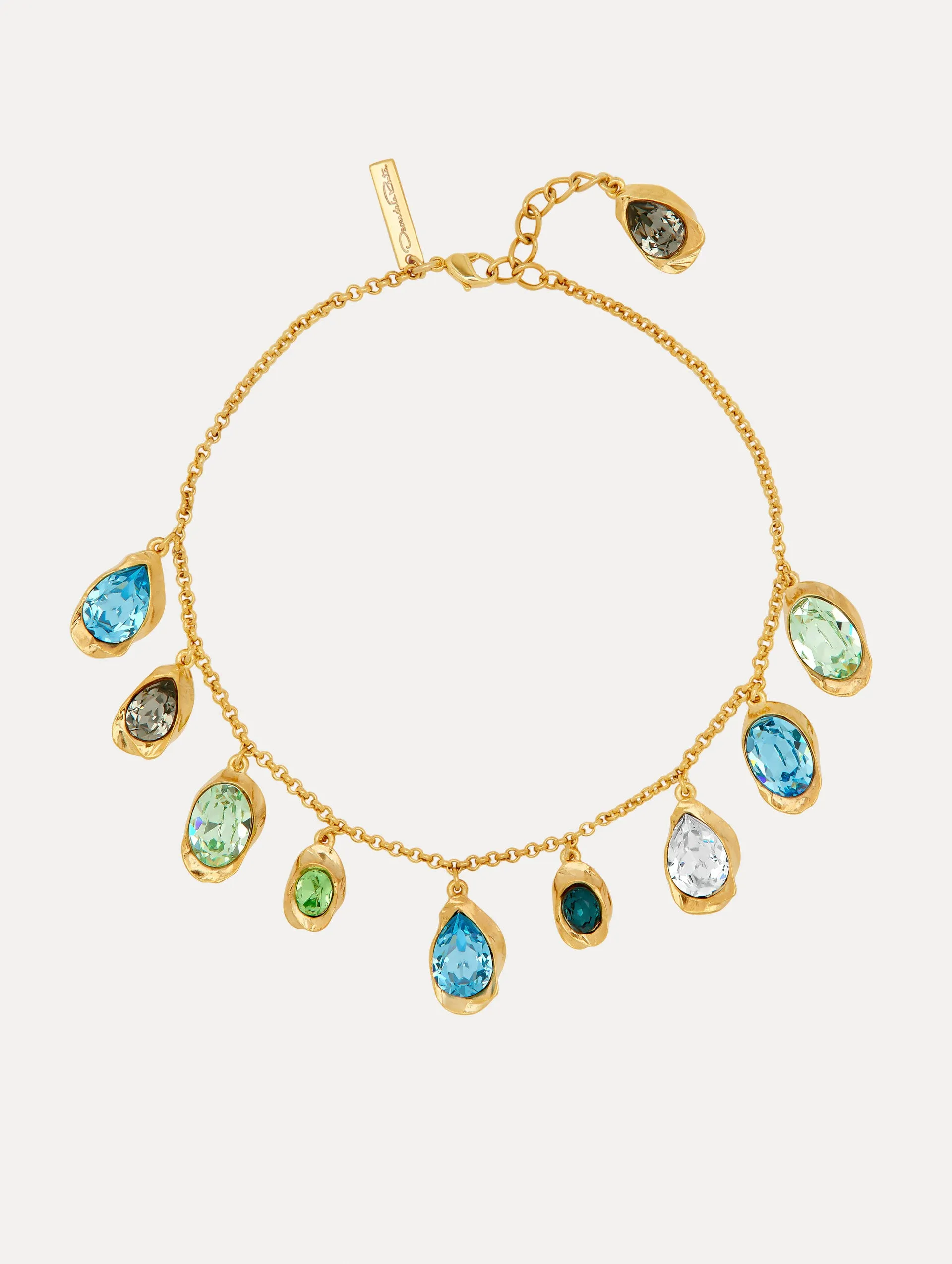 Multi-Colored Crystal Necklace