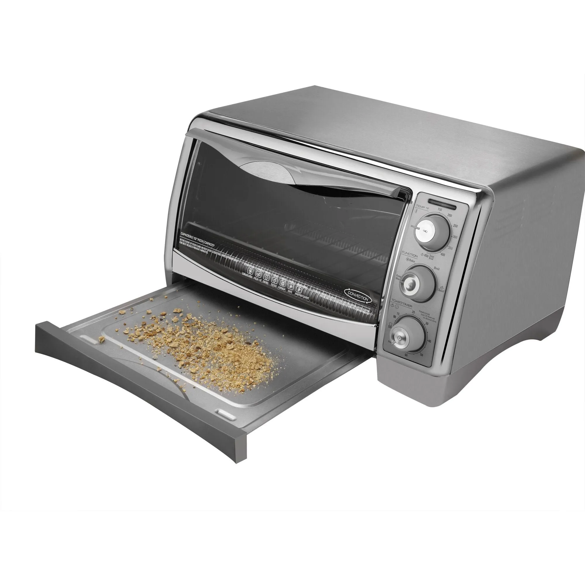 Perfect Broil Convection Toaster Oven, 6-Slice, Stainless Steel
