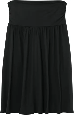 Pleated Midi Skirts for Women 2025 Summer High Waisted Solid Color Flowy A-Line Skirt with Pockets