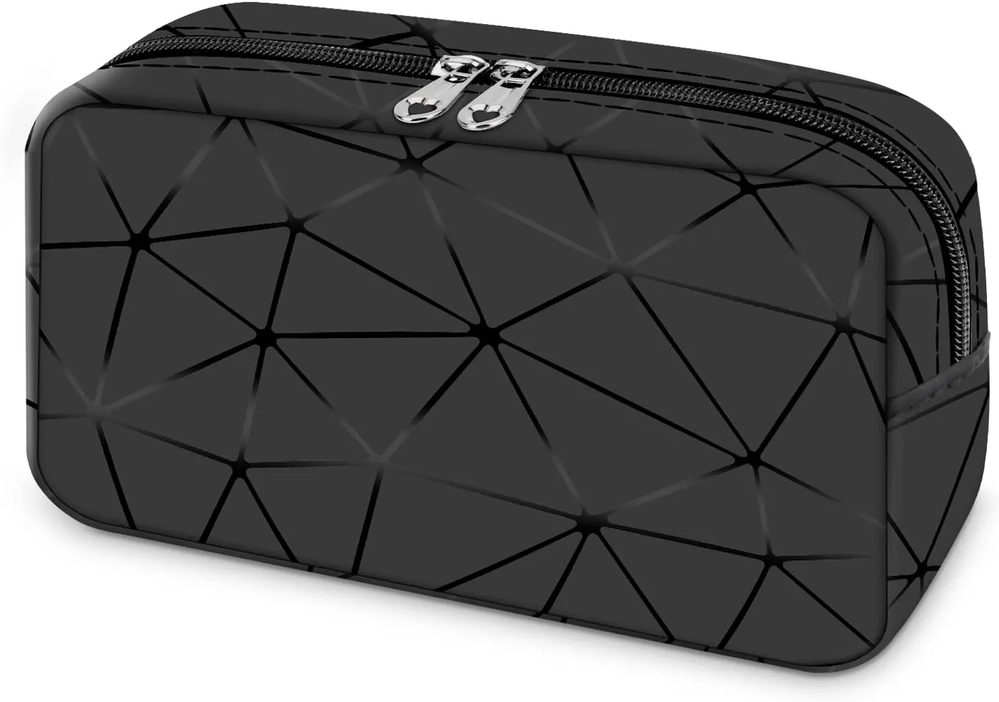 PU Leather Sanitary Napkin Storage Bag Small Make Up Bag Travel Cosmetic Bag Menstrual Cup Pouch First Period Kit Bag for Teen Girls Women (Black)