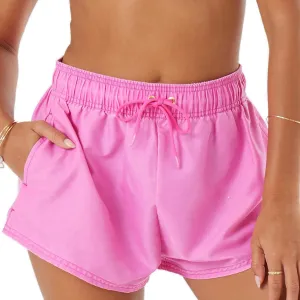 Roxy Women's Standard No Bad Waves Swim Elastic Waist Drawcord Casual Summer Beach Cover-up Board Shorts
