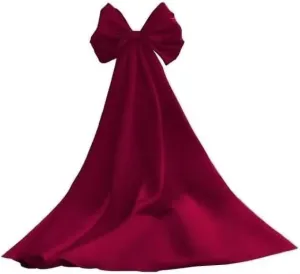 RunaCelle Removable Satin Big Bow Sleeves Satin Cloak for Wedding Dress Bridal Accessories Long Detachable Sleeves Train