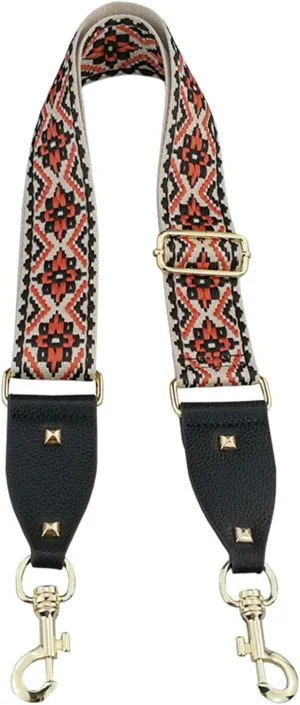 Shoulder Bags Strap Wide Shoulder Strap Woven Embroidered Canvas Saddle Bag Changeable and Adjustable Adjustable Bag Strap (Color : A, Size : 140x5cm)