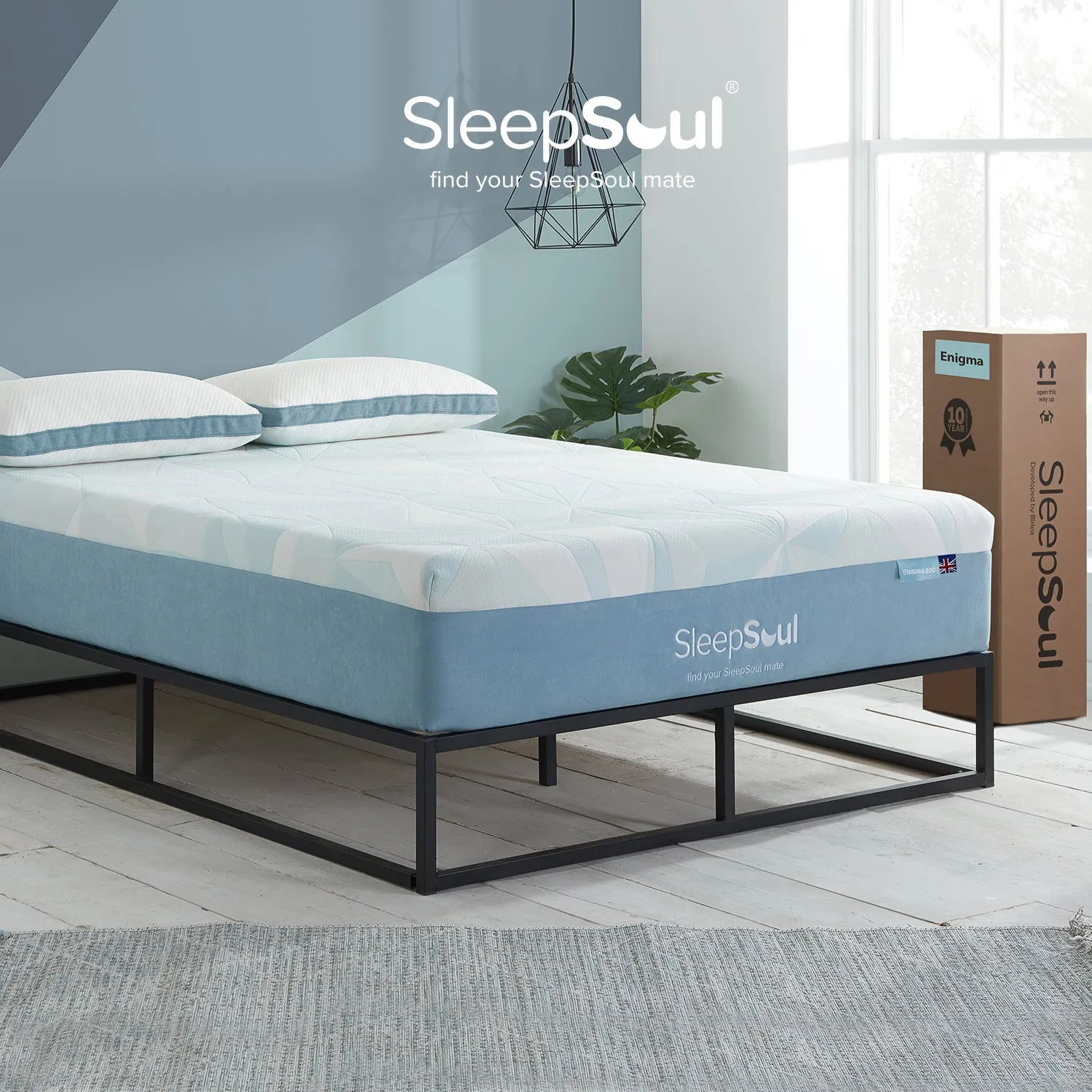 SleepSoul Enigma 800 3 zone Pocket Pocket Spring Mattress 200X200