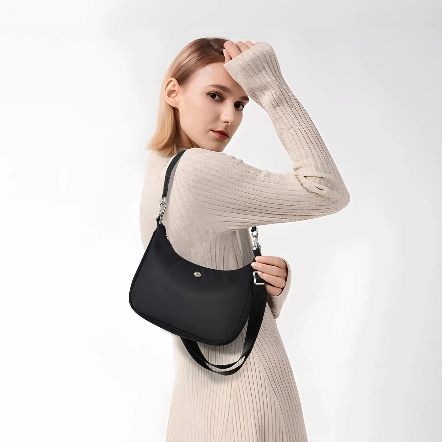 Small Crossbody Bags For Women Adjustable Mini Shoulder Bag Small Purses Handbags With Two detachable Straps