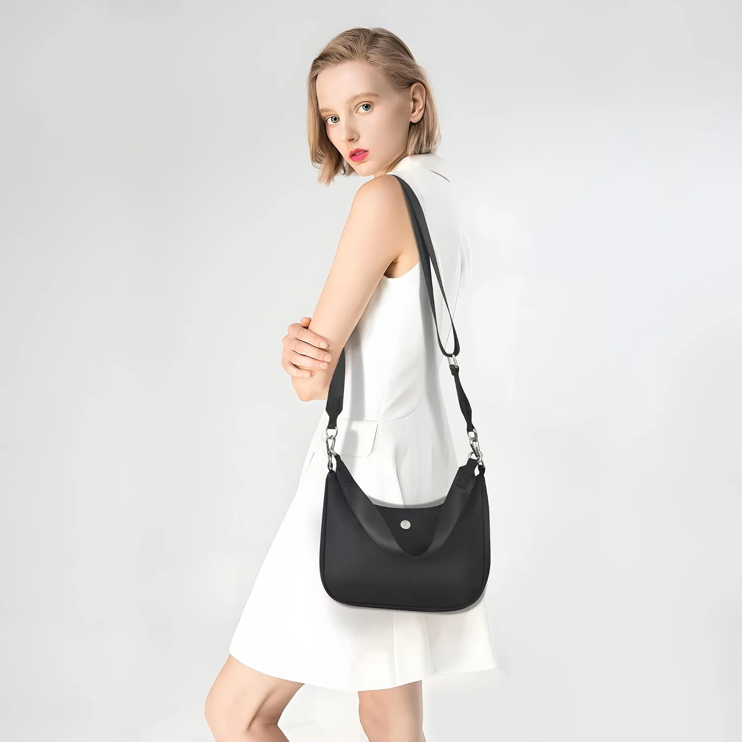 Small Crossbody Bags For Women Adjustable Mini Shoulder Bag Small Purses Handbags With Two detachable Straps
