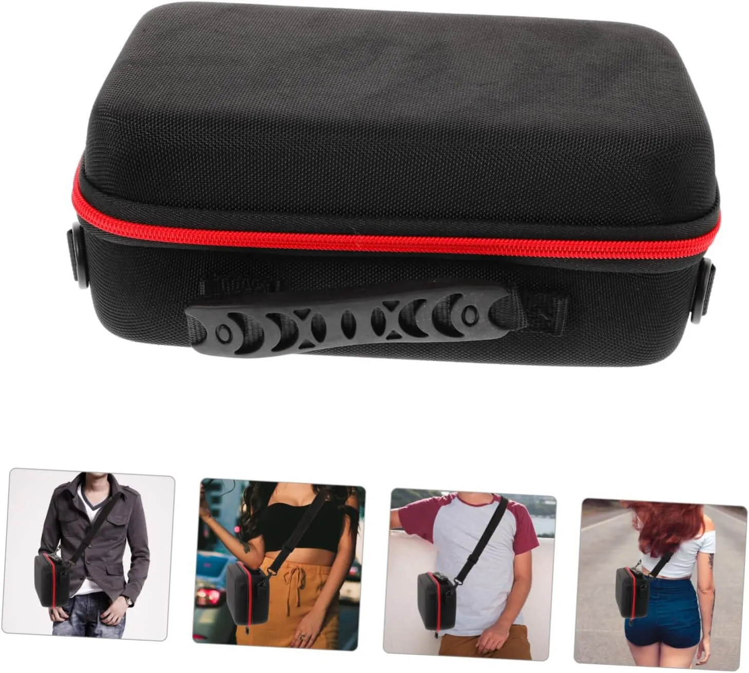 Small Travel Camera Bag Durable Splashproof DIY Storage Pouch for DSLR with Compartments S for Organizing Digital Equipment the Go