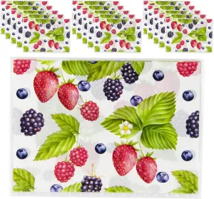 Smart Home Breathable Reusable Plastic Produce Storage Bags, 16 Pack, White, 001E4K