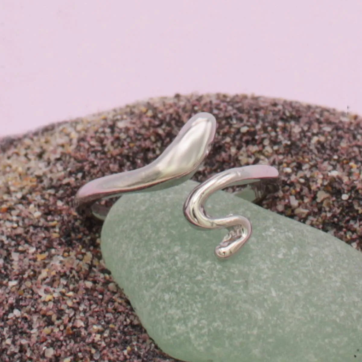 Snake Silver Toe Rings