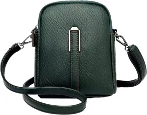 Summer Phone Bag Women's Oil Wax Cowhide Leather Crossbody Bag Fashionable and Casual Shoulder Bagladies' Small