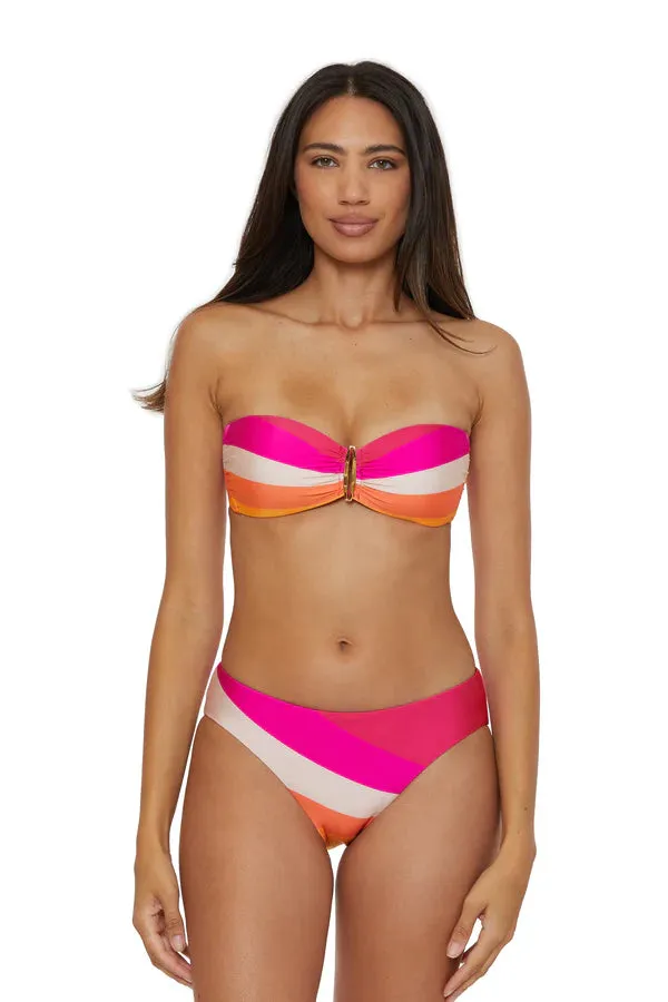 SUNBURST BANDEAU TOP