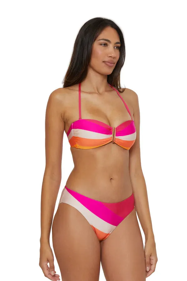 SUNBURST BANDEAU TOP