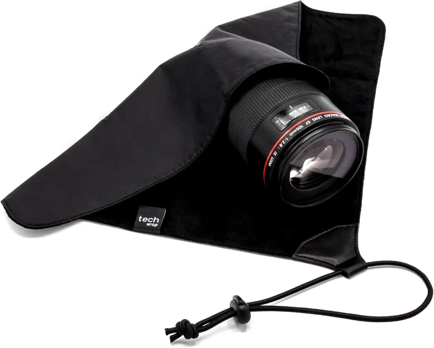 The Tech Wrap Compact 12.5" x 12.5" Neoprene Lens Pouch - Camera Lens Protective Wrap - Camera Travel Accessories