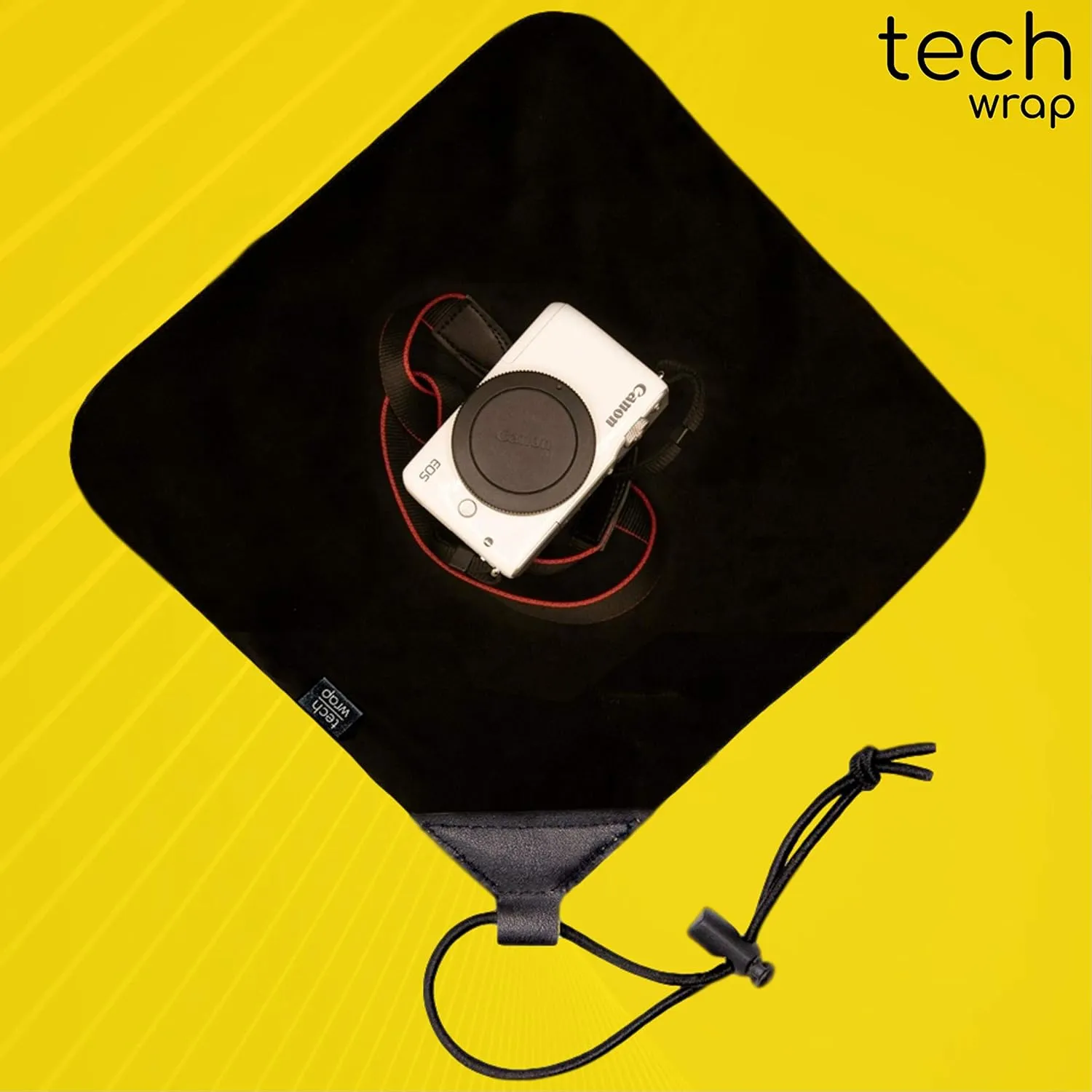 The Tech Wrap Compact 12.5" x 12.5" Neoprene Lens Pouch - Camera Lens Protective Wrap - Camera Travel Accessories