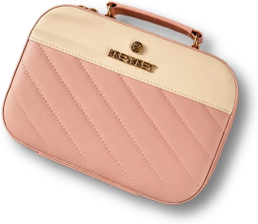 Toiletry Bag for Women Men, Waterproof Makeup Cosmetic Bag Travel Organizer Travel Bag (Small Pink)
