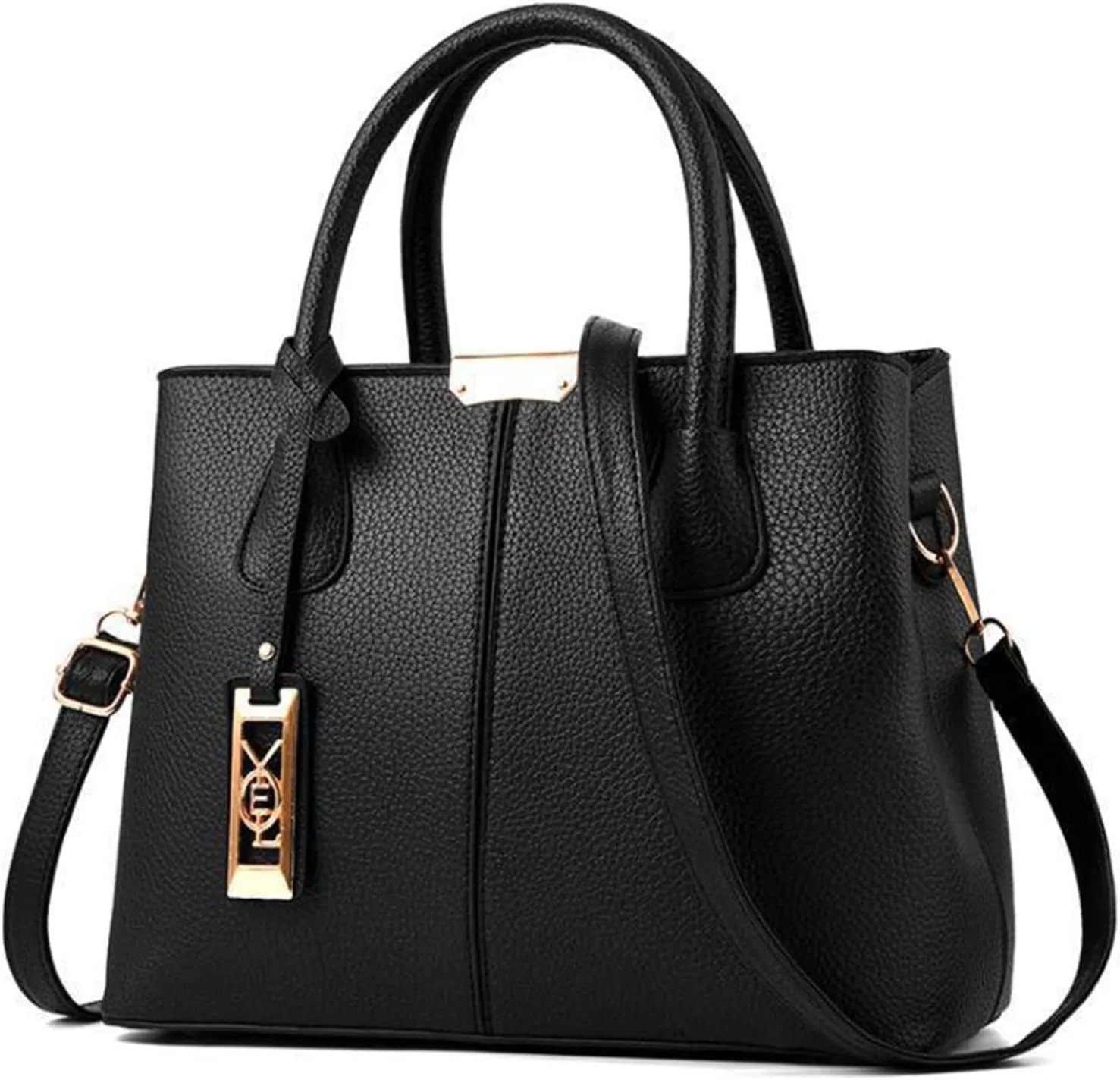 Tote Bag For Women 4 Packet Solid Color Leather Handbags Shoulder Bags Crossbody Hobo Work Bags Travel