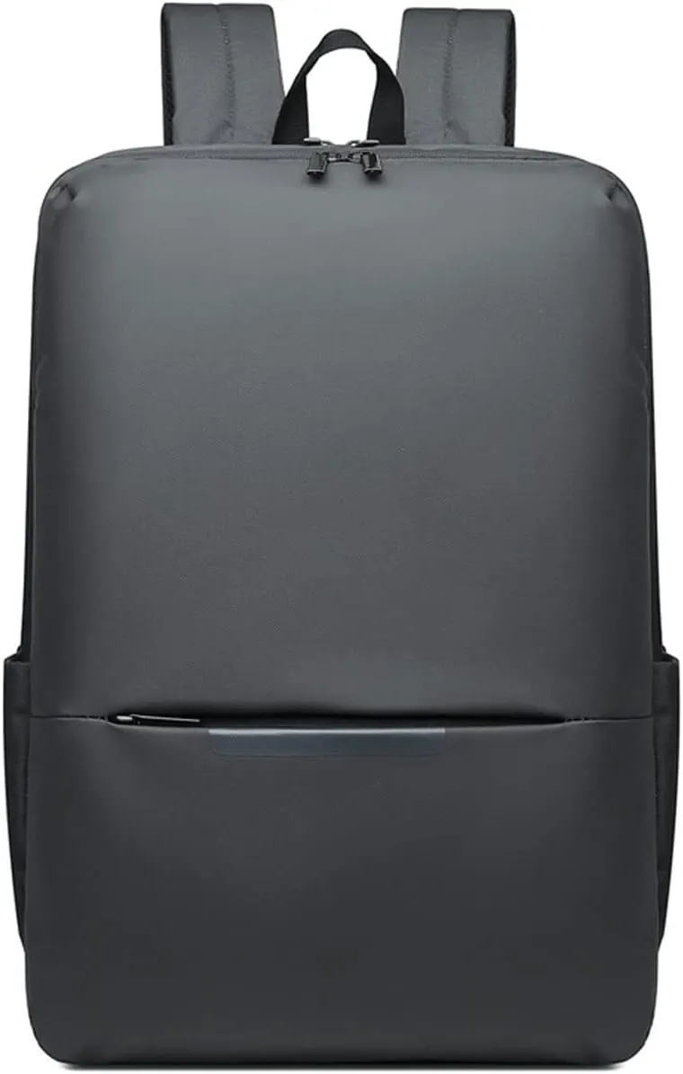 Travel backpack Men's Waterproof Business Polyester Backpack Multifunctional Leisure Bag Laptop Large Capacity Design(Gray)