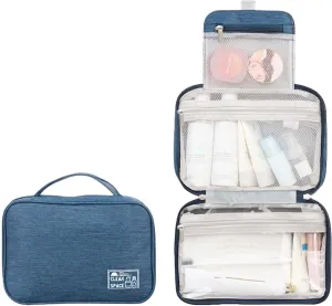 Travel Makeup Bag 10x6.6 Inch Water Resistant Extra Large Makeup Bag Cosmetic Pouch with Handle Toiletry Bag Shampoo,toiletries Full-Size Container Accessories Case for Women Girlfriend Gifts