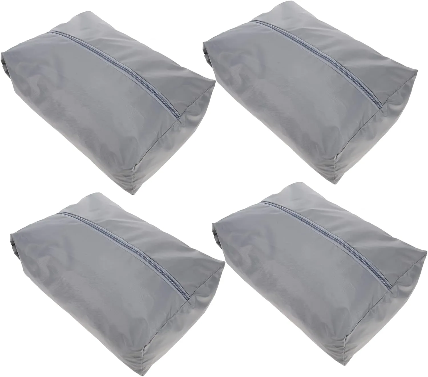 Travel Shoe Bags Set 4 Pack Packing Cubes for Suitcases Waterproof Luggage Organizers Garment Storage Bag for Men Women