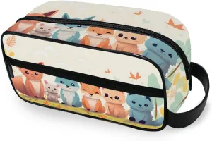 Travel Toiletry Bag Hanging Dopp Kit Shaving Bag Large Fox Anime Toiletries Organizer Accessories Bags for Men Women