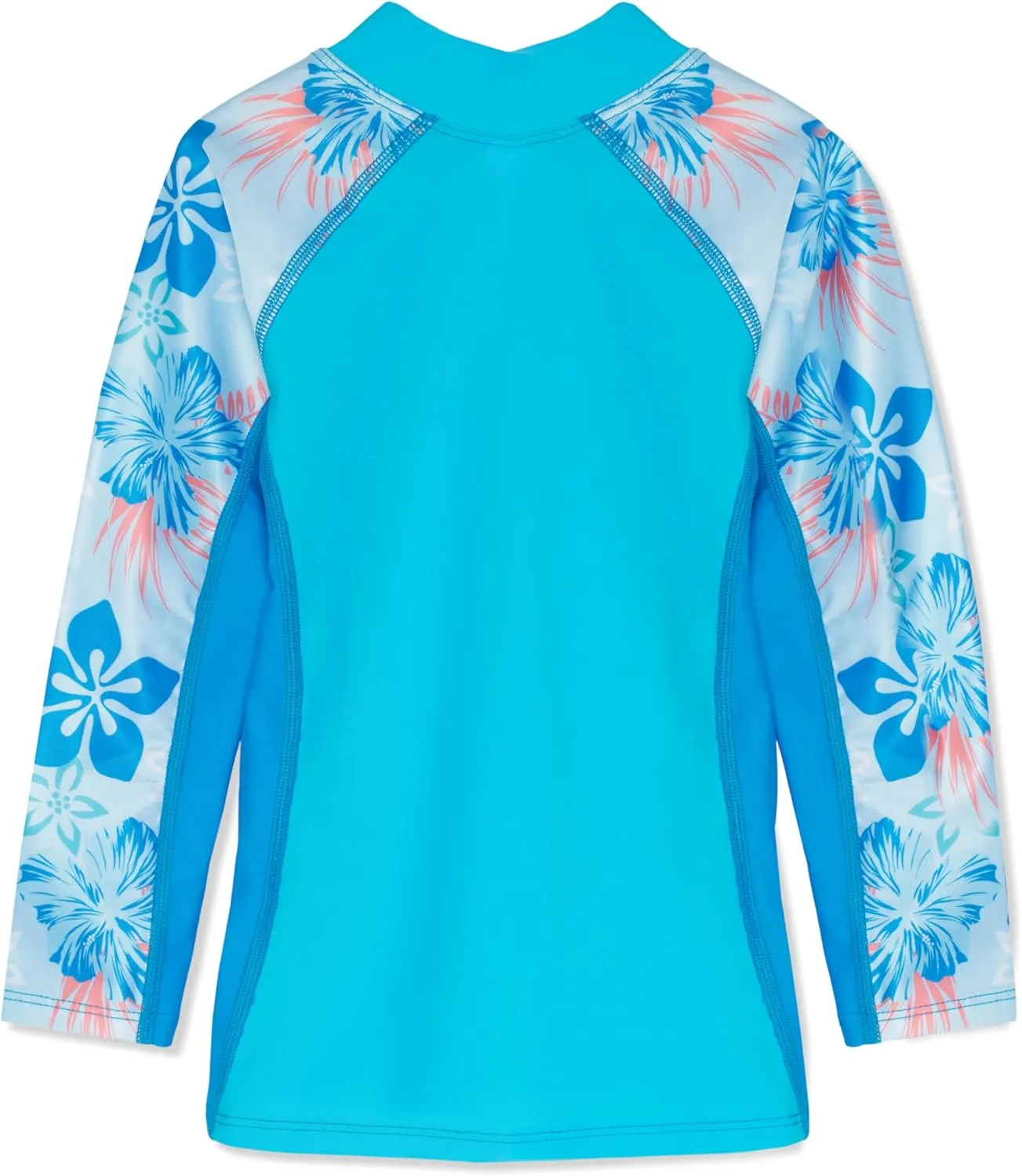Tuga Girls Long Sleeve Rash Guard and Swim Legging Bathing Suit Set, UPF 50 