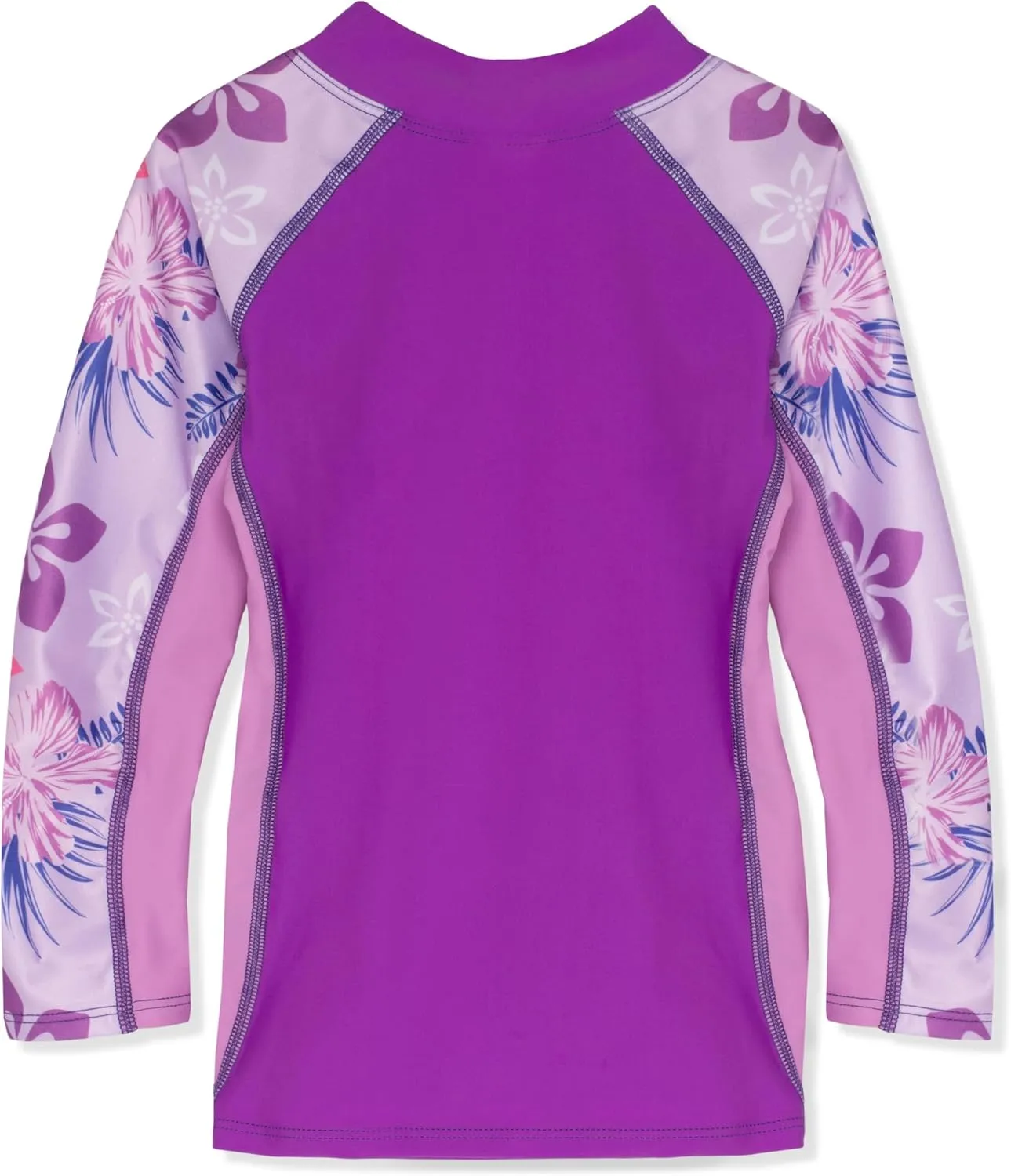 Tuga Girls Long Sleeve Rash Guard and Swim Legging Bathing Suit Set, UPF 50 