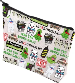 VAMSII Movie Inspired Gift Who You Gonna Call? Zipper Pouch Makeup Bag For Movie Fans (Gh stbusters)