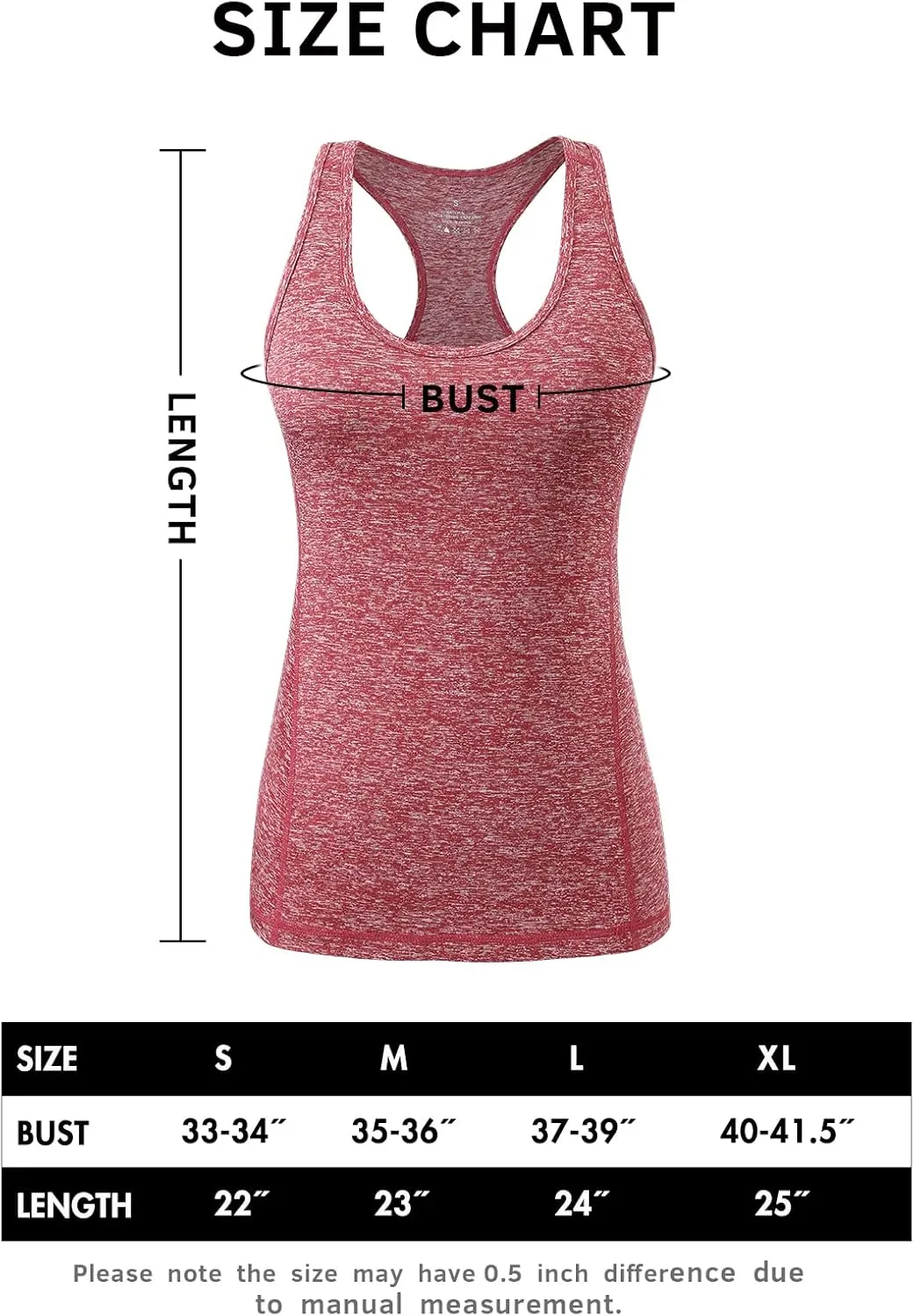 Vislivin Workout Tank Tops for Women Racerback Athletic Tanks Running Exercise Gym Tank Top - 4 Packs