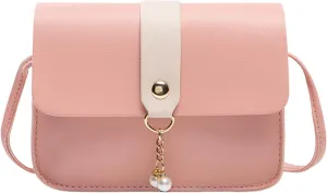 Women Bag Women Shoulder Bag Fashionable Pearl Pendant Soft Leather Lightweight And Versatile Messenger Bag