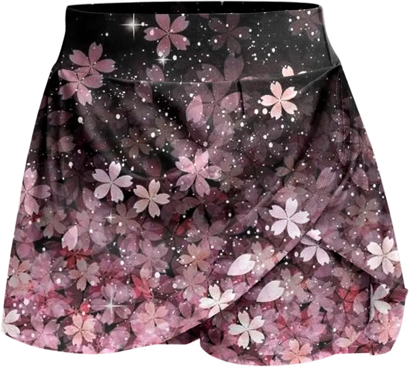 Womens Daily Casual Workout Printed Skirt Tennis Yoga Sport Active Skirt Shorts Skirt Hot Skirt for Women