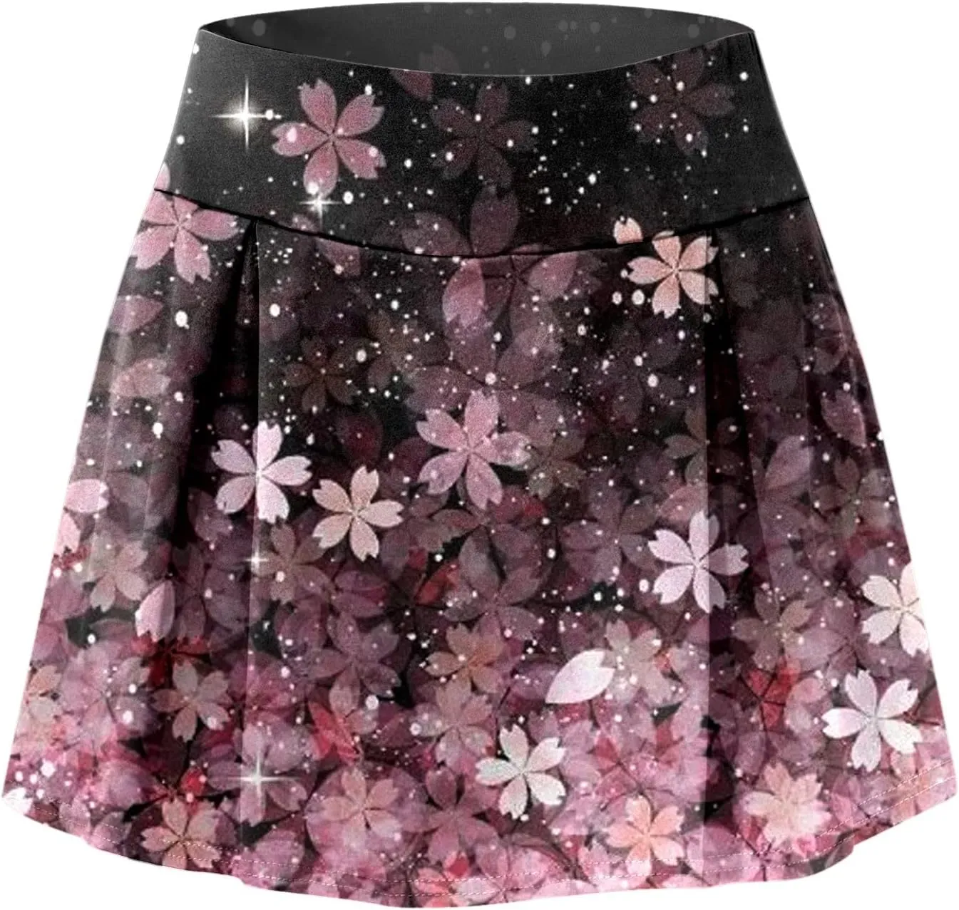 Womens Daily Casual Workout Printed Skirt Tennis Yoga Sport Active Skirt Shorts Skirt Hot Skirt for Women