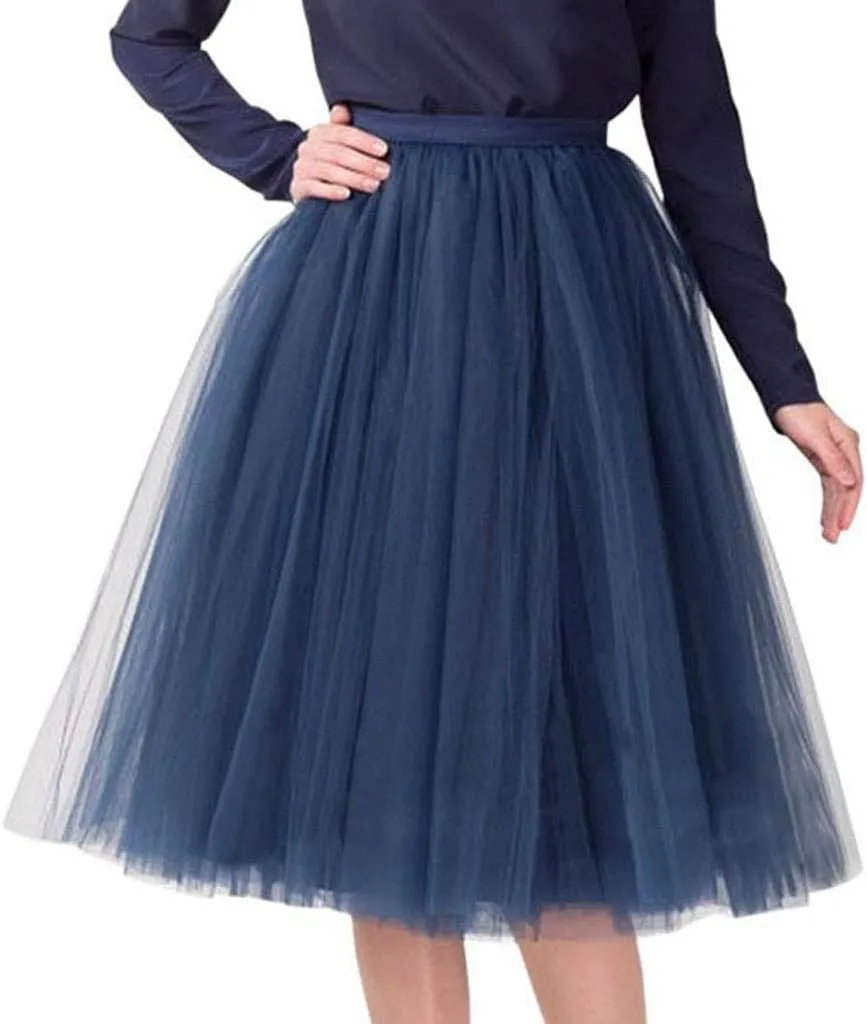 Women's Midi Skirt Women's Midi Skirt Summer Pleated Flowy Elastic High Waisted Skirts with Pockets Boho Maxi