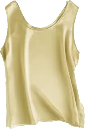 Women's Silk Satin Camisole Tops for Women Trendy Casual Sleeveless Blouses Tank Tops Shirt