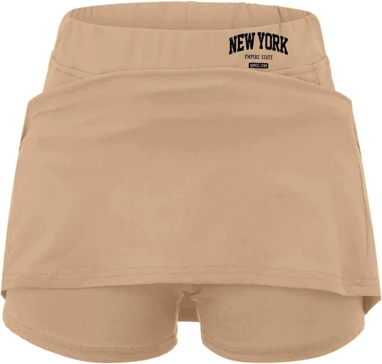 Womens Skorts with Pockets Tummy Control Activewear Tennis Skort Shorts 2 in 1 Summer Workout Golf Skirt with Pockets