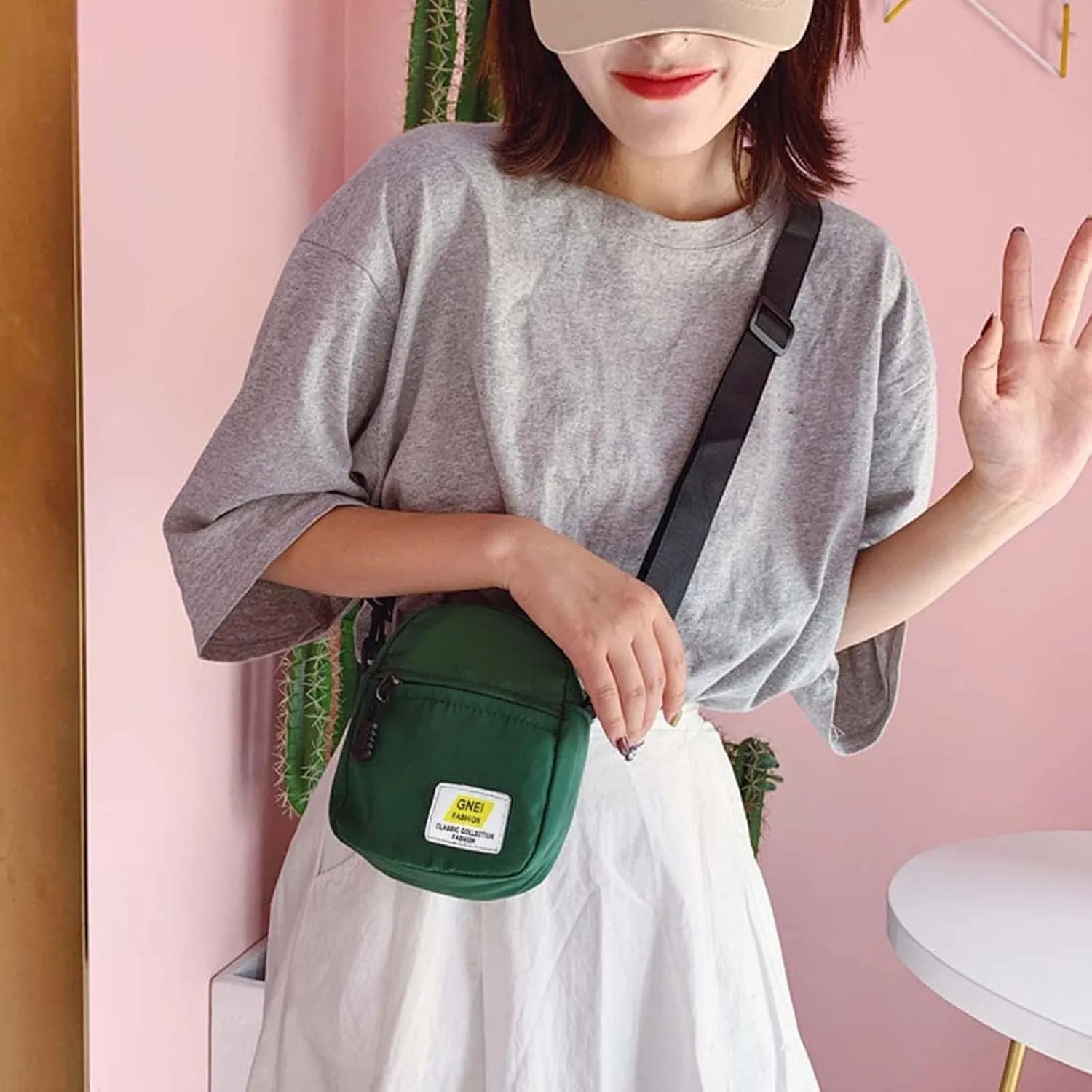 Women's Waterproof Leather Crossbody Purses Shoulder Bags Anti-Theft Design for Travel Sports Backpack